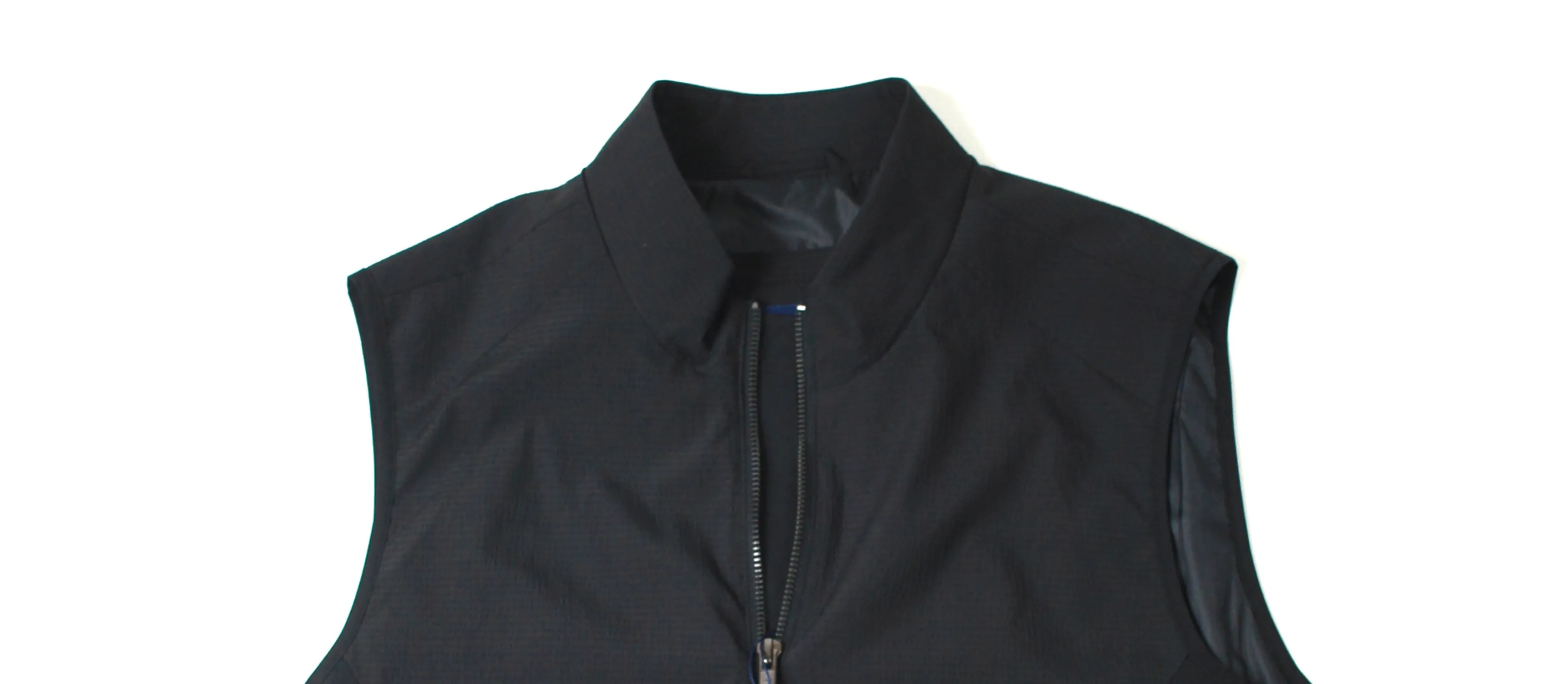Black Crepe Light Weight Vest