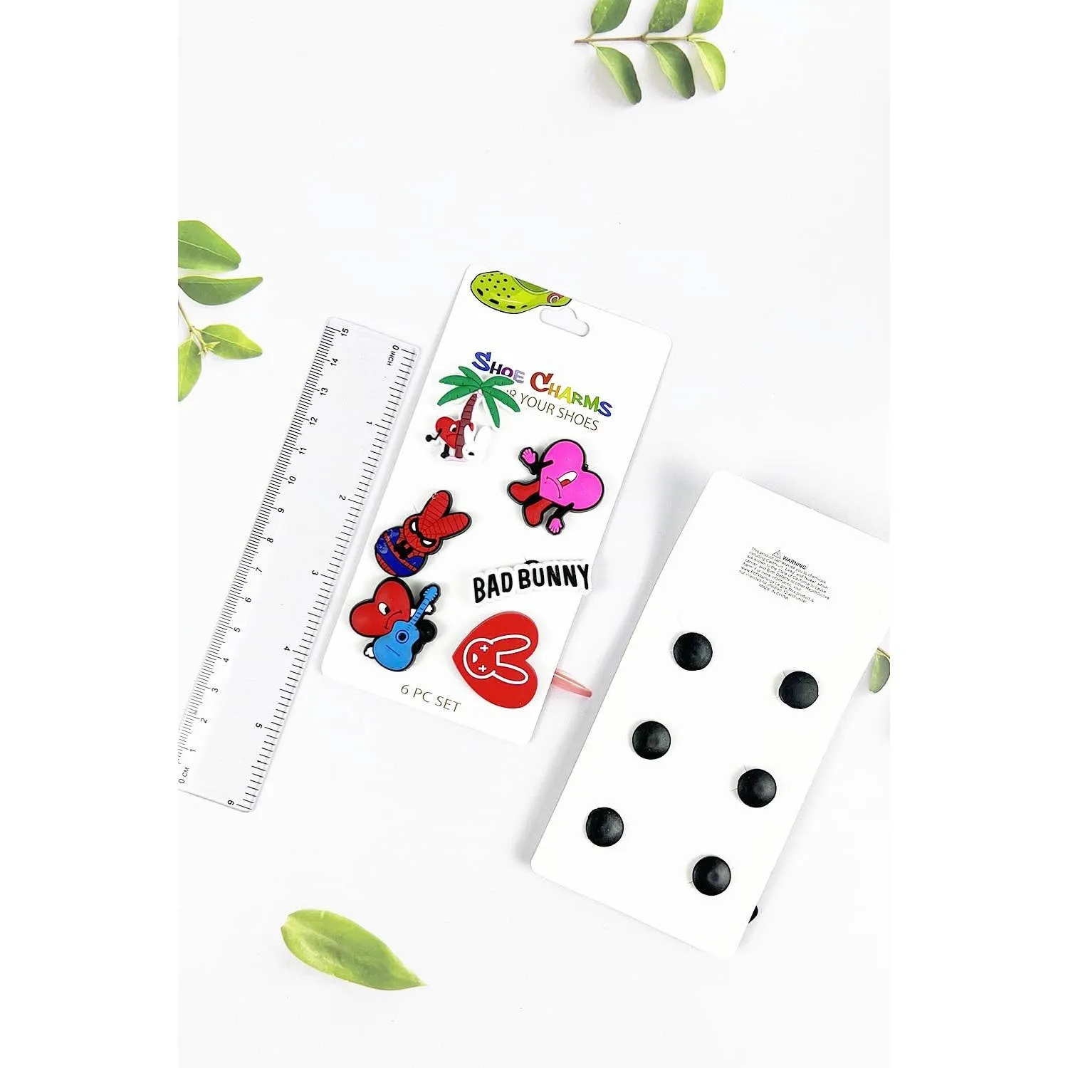 Heart Shoe/Bag Charm Set