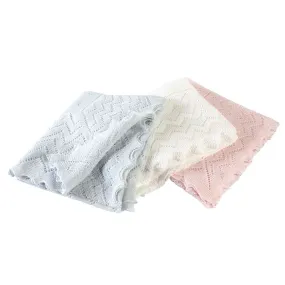 Lacy Acrylic Receiving Shawl