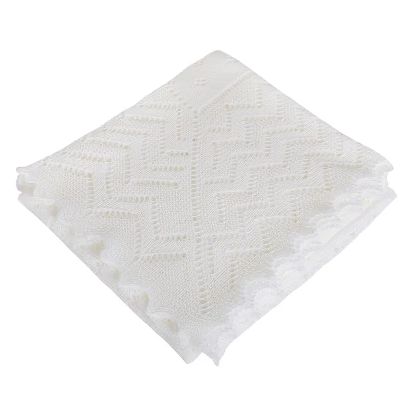 Lacy Acrylic Receiving Shawl