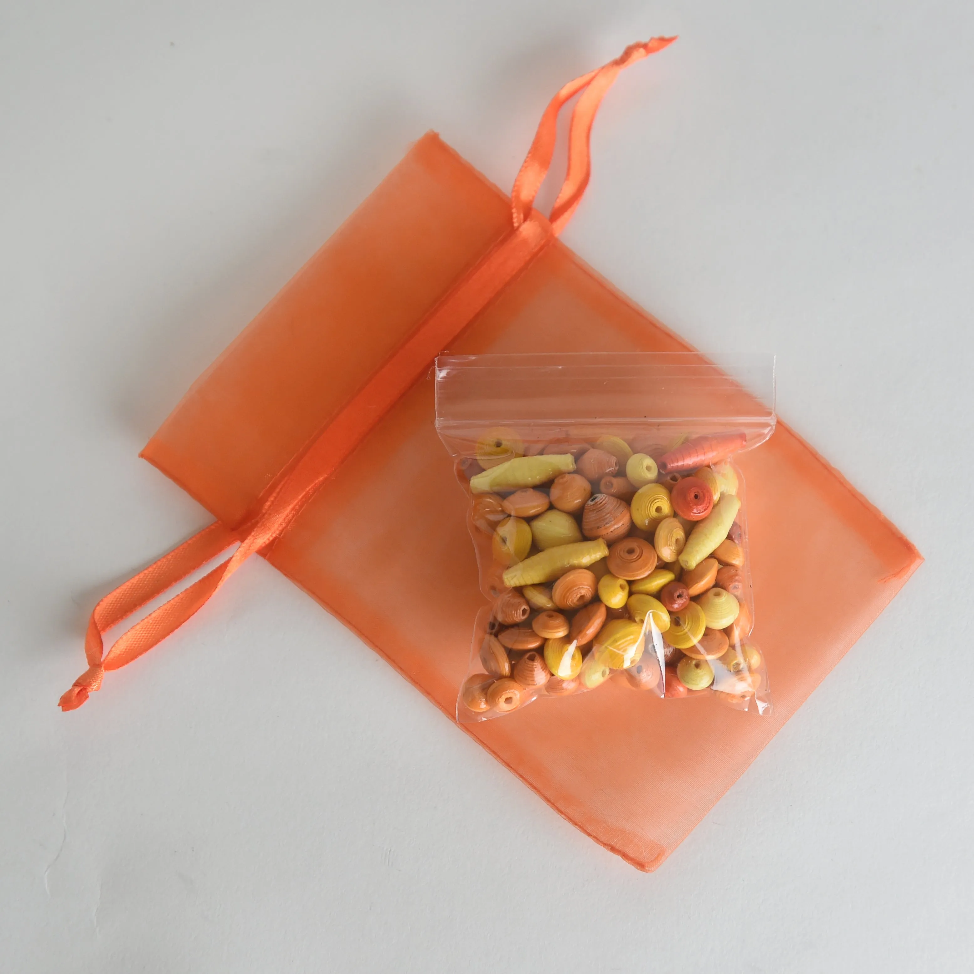Loose Recycled Paper Beads