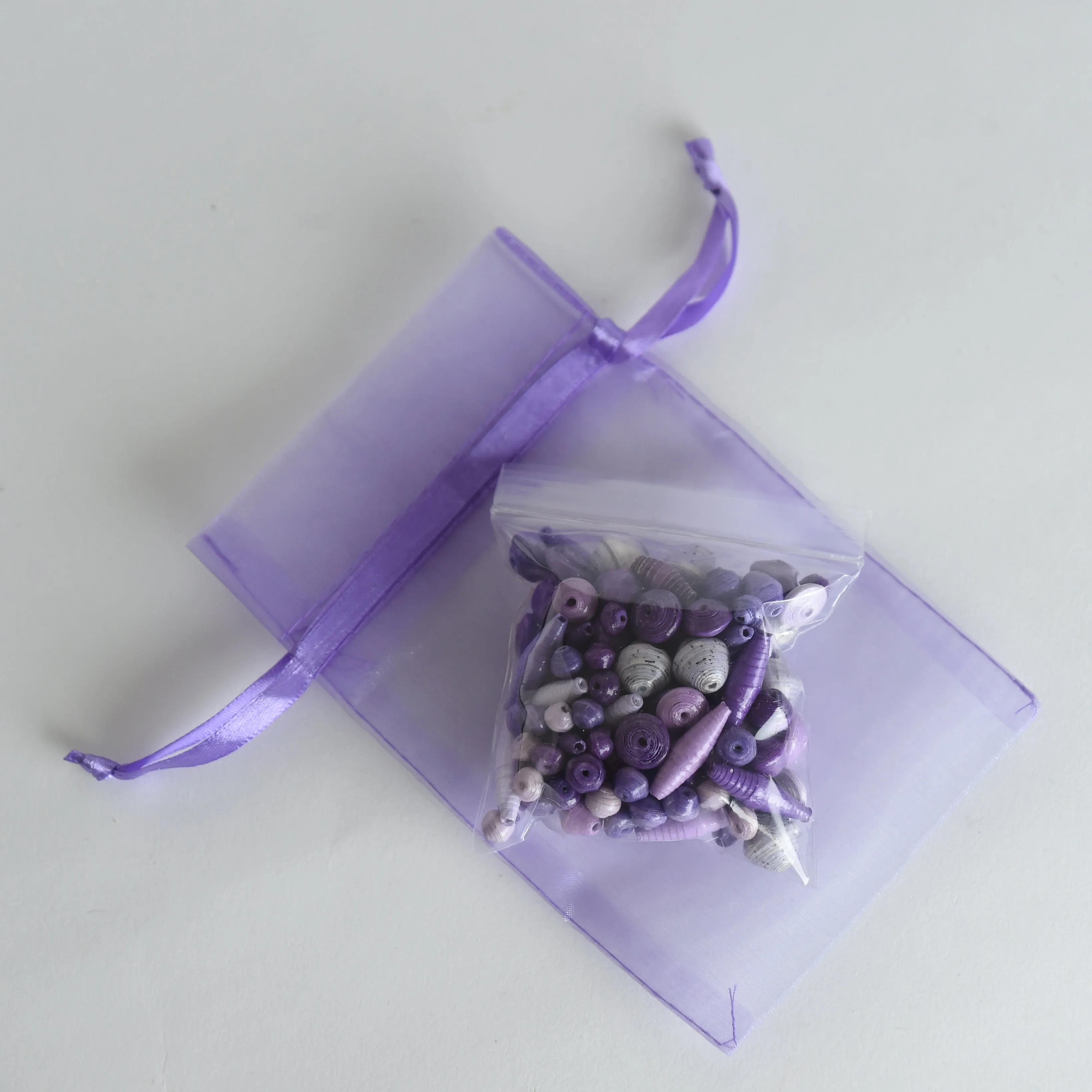 Loose Recycled Paper Beads