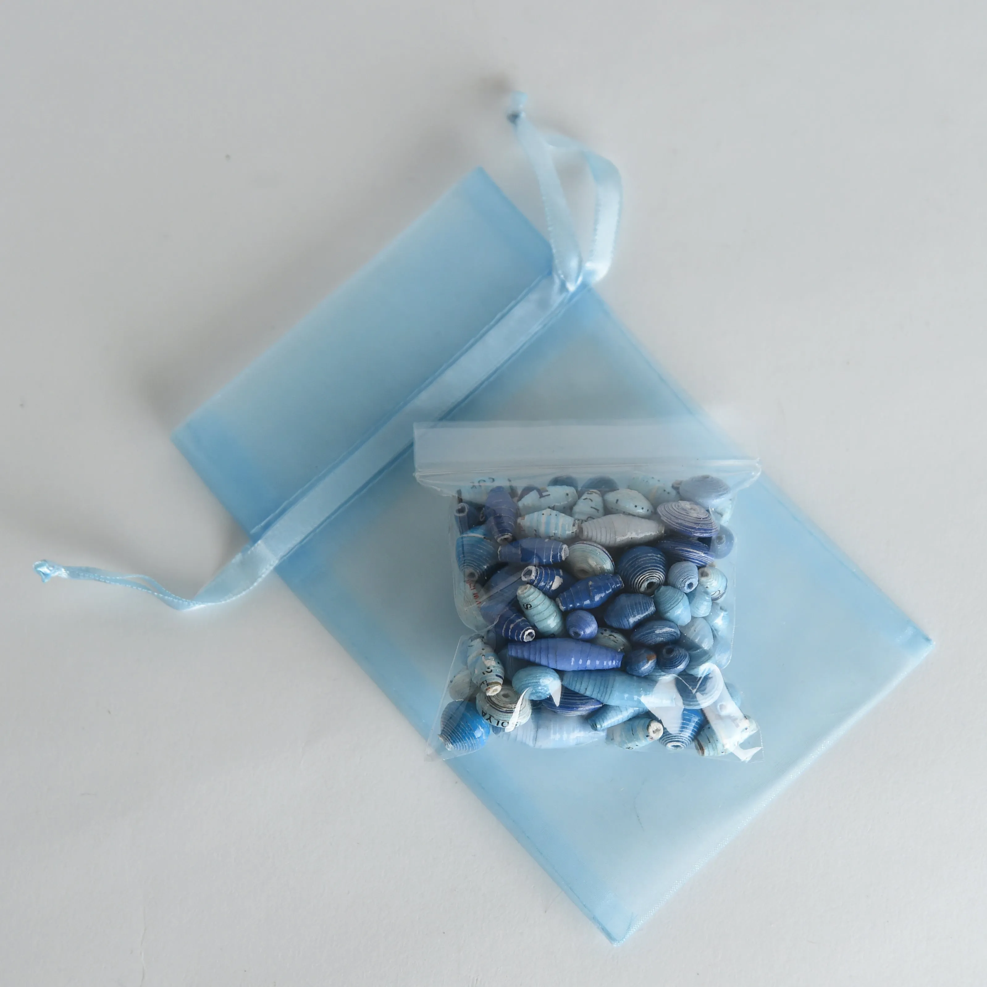 Loose Recycled Paper Beads