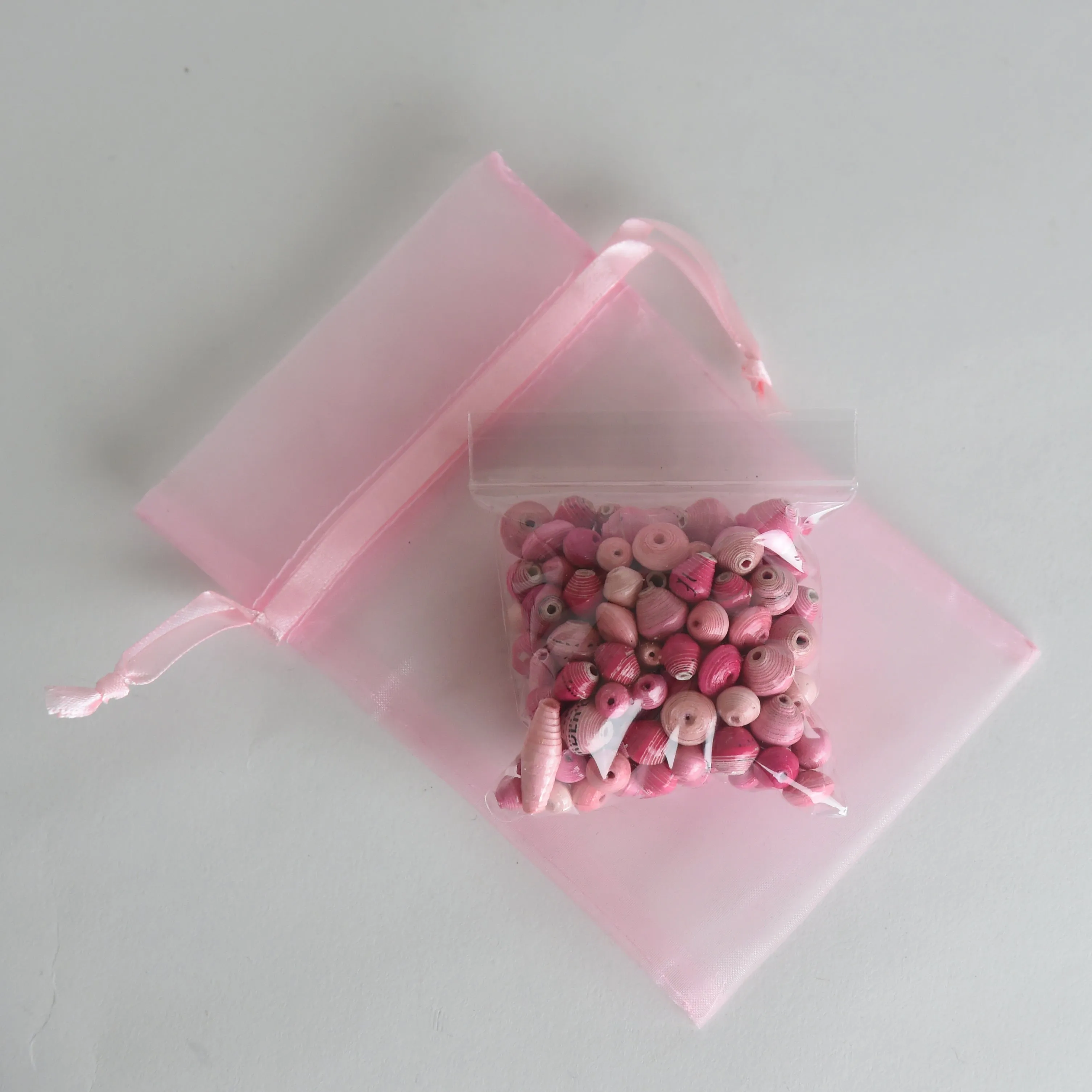 Loose Recycled Paper Beads