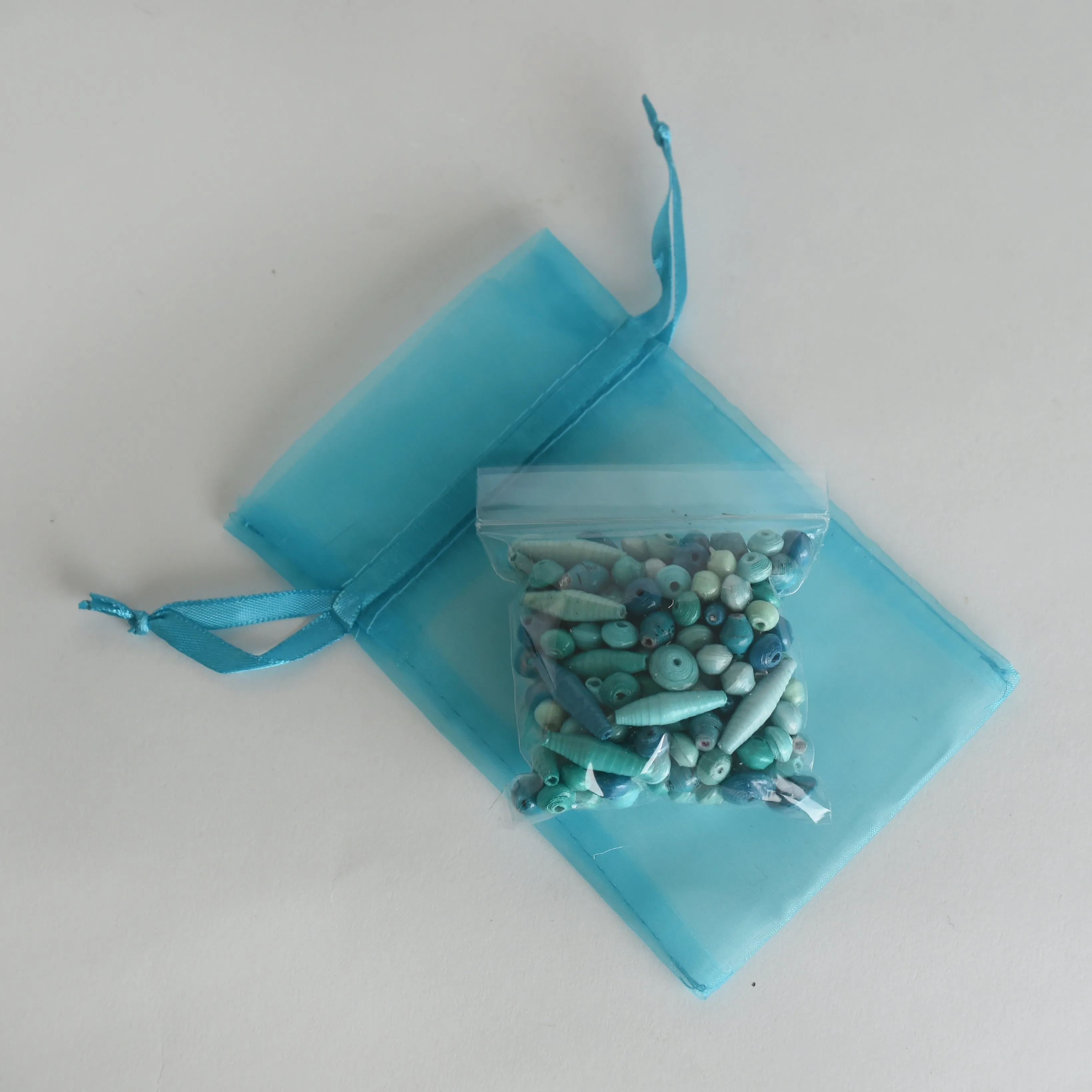 Loose Recycled Paper Beads
