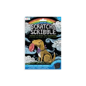 playful pups scratch and scribble mini scratch art kit