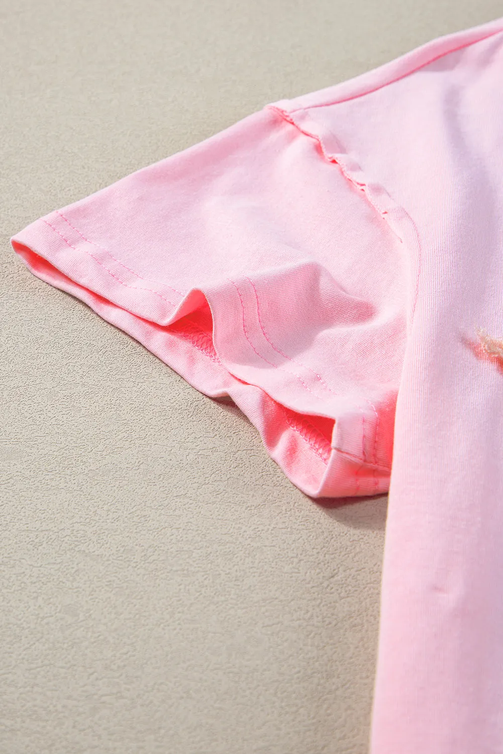 Star Patchwork Loose T-shirt