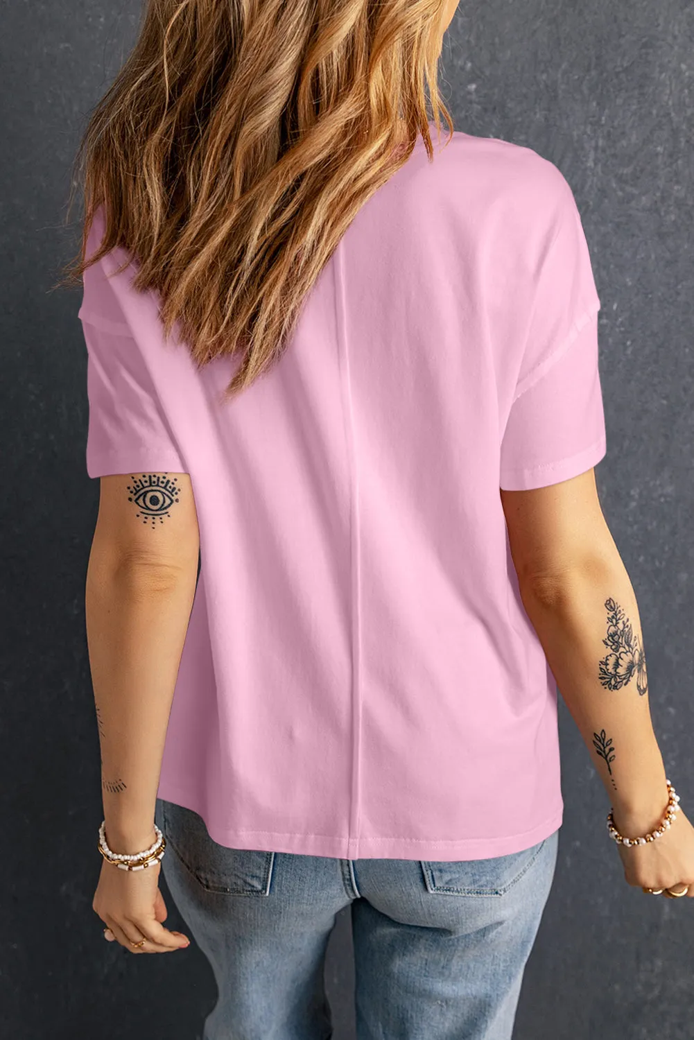 Star Patchwork Loose T-shirt