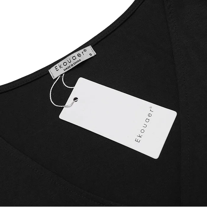 VenusFox V-Neck Soft Sexy Nightgown Sleepwear